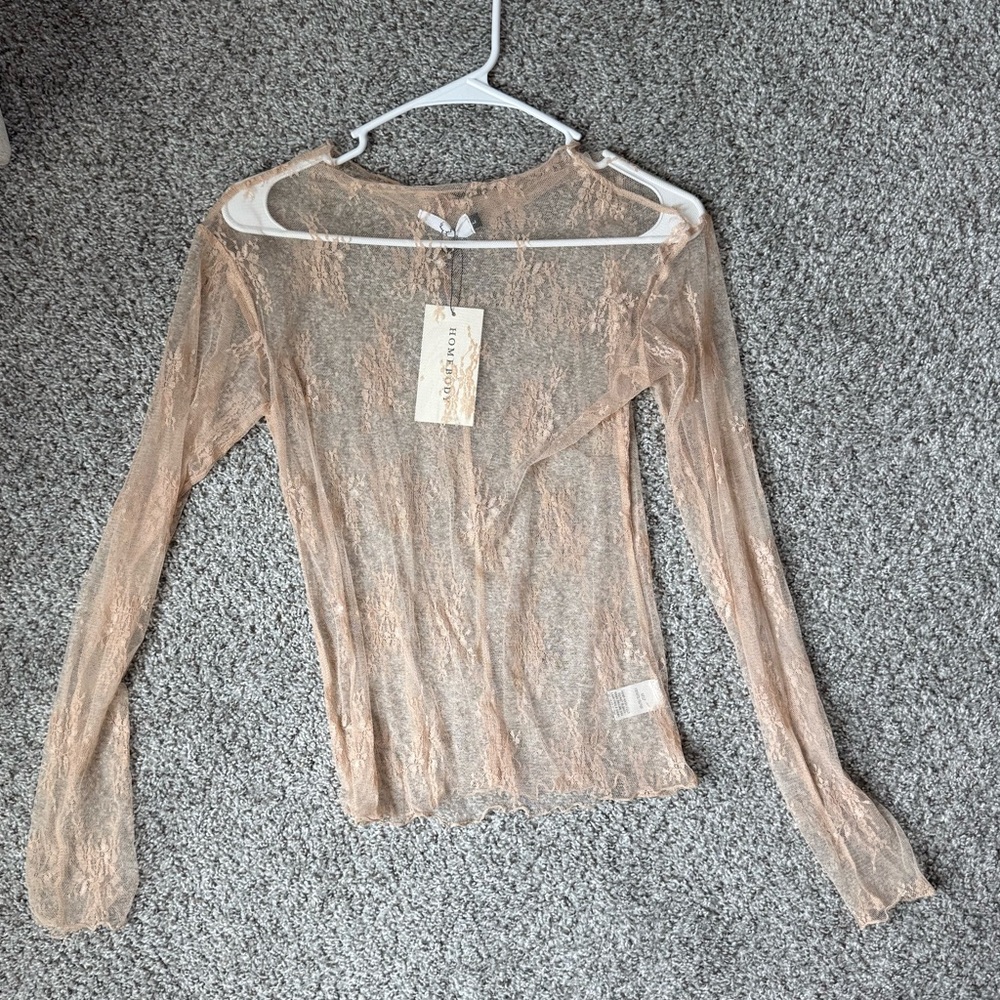Sheer Lace Top